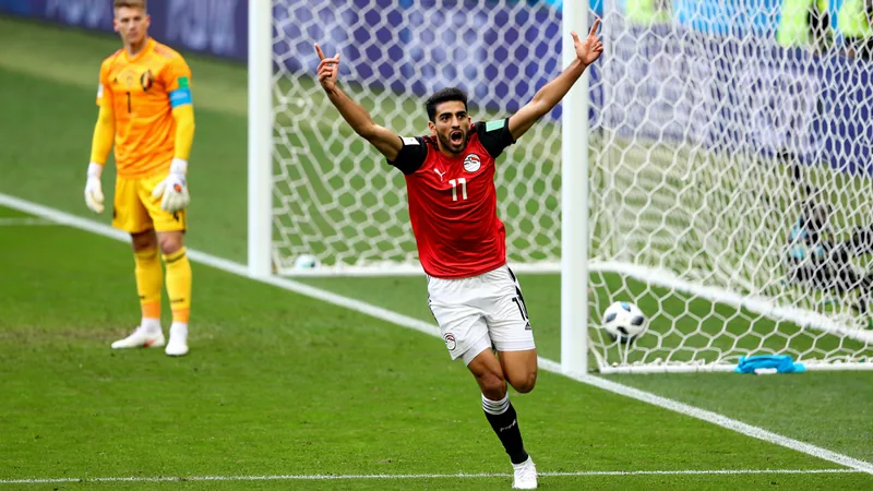 Ashour's long-range strike gives Egypt lead over Belgium Egypt's Emam Ashour celebrates after scoring a long-range goal against Belgium in the 2026 World Cup. — latest news and analysis.