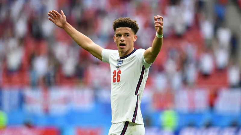 Jude Bellingham celebrates after scoring for England against Panama
