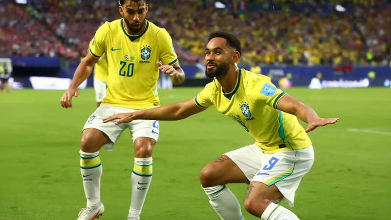 Brazilian football players celebrating their qualification to the next round of the FIFA World Cup. — latest news and analysis.
