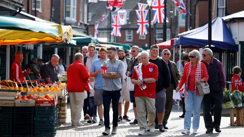 Bury Market 'buzzing' ahead of England's World Cup match against