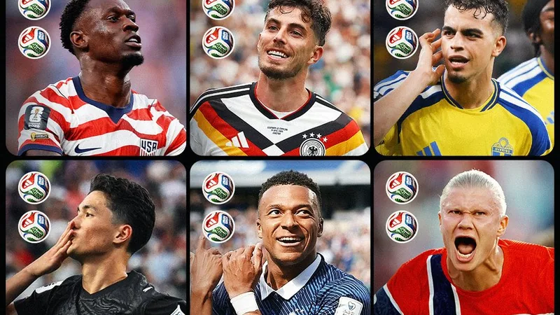 11 Players Score Multiple Goals in Single Game at 2026 World Cup Soccer ball on a green field with players in the background at a World Cup match