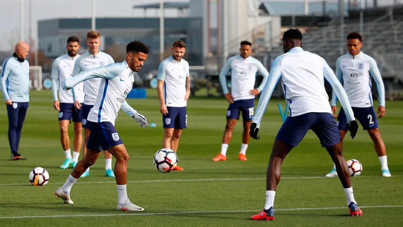 England in talks for friendly vs Sporting Kansas City England football team training at Swope Soccer Village in Kansas City ahead of potential friendly against Sporting Kansas City