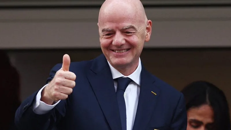 FA yet to decide on Infantino endorsement, says chief executive Mark Bullingham, FA chief executive, speaking at a press conference about the FA's position on FIFA president Gianni Infantino's re-election.