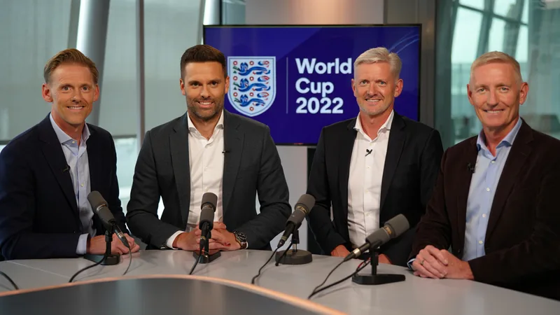 Football Daily: England World Cup Preview, Messi Hat-Trick, France Win Football Daily podcast hosts Rick Edwards and Lloyd Griffith with guests John Murray and Paul Robinson discussing England's World Cup chances.