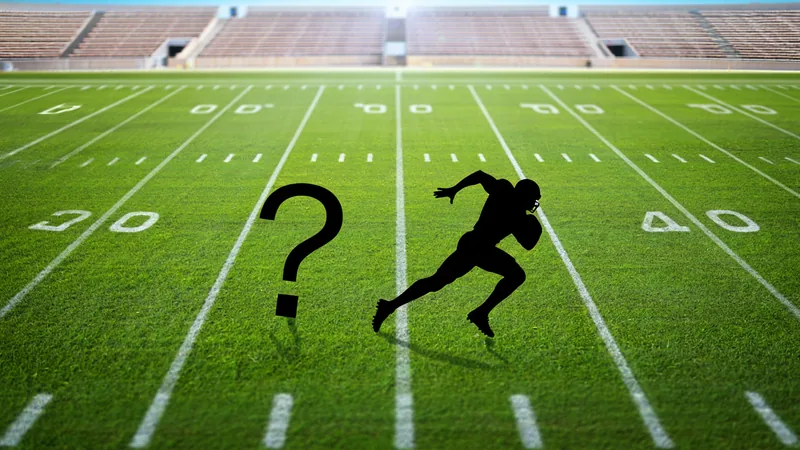 Guess the World Cup Star: Player No. 5 Challenge A football field with a silhouette of a player and a question mark, representing the mystery World Cup star challenge. — latest news and analysis.