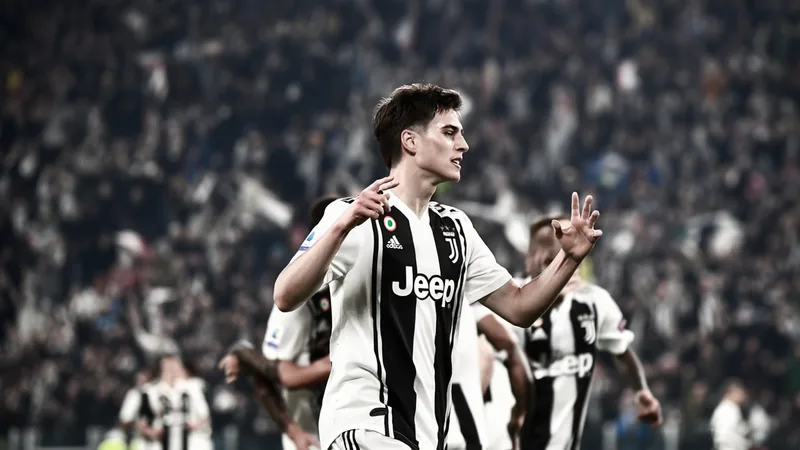 Juventus rules out Kenan Yildiz exit this summer Kenan Yildiz in Juventus kit celebrating a goal with teammates in a packed stadium