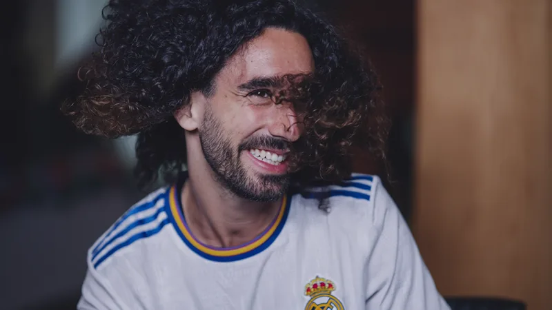 Marc Cucurella: Playing for Real Madrid is an honor Marc Cucurella in a Real Madrid jersey, speaking in an interview.