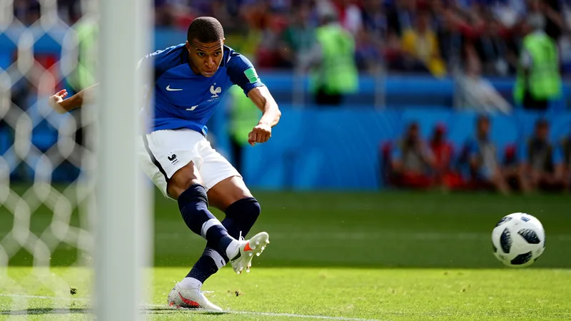 Mbappe opens scoring for France against Iraq