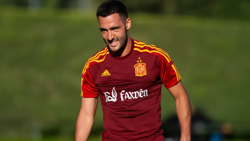 Mikel Merino: Spain can beat anyone at World Cup 2026 Mikel Merino in Spain training kit, smiling during a training session ahead of the FIFA World Cup 2026. — latest news and analysis.