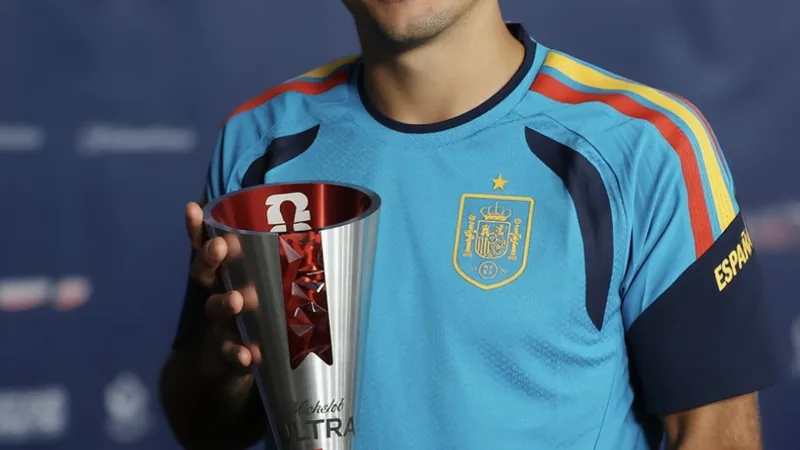 Oyarzabal FIFA Man of the Match Spain vs Saudi Arabia Mikel Oyarzabal holding the FIFA Man of the Match award after Spain's match against Saudi Arabia. — latest news and analysis.