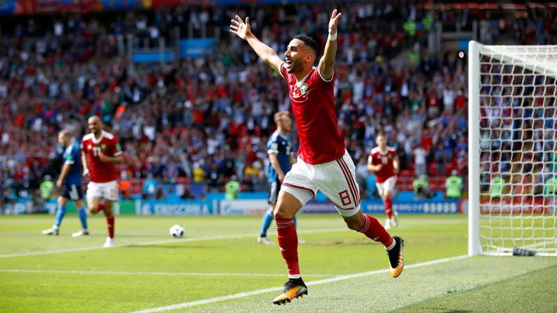 Morocco's Ismael Saibari celebrates after scoring a goal against Scotland in a World Cup Group C match in Boston. — latest news and analysis.