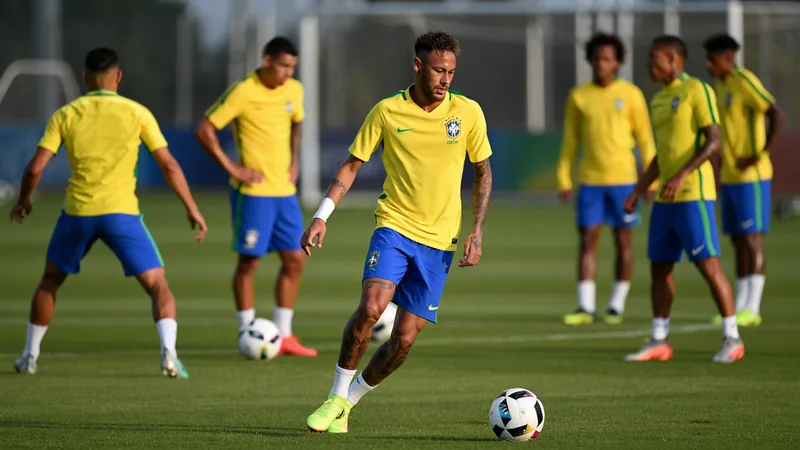Neymar to miss Brazil World Cup opener due to calf injury Brazil's Neymar in training, looking focused, with teammates in the background at a World Cup training session. — latest news and analysis.