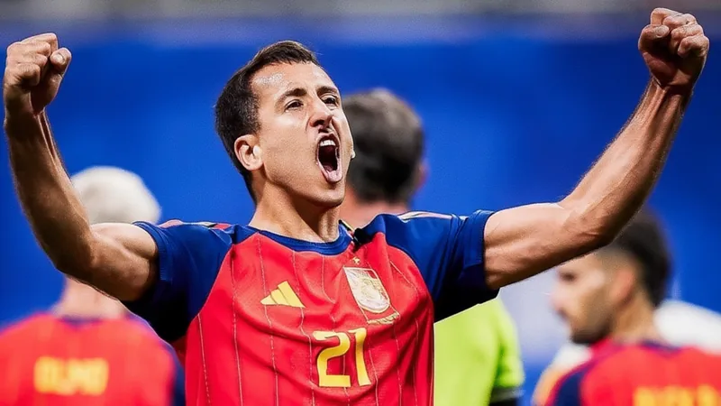 Oyarzabal's 21 G/A in 13 Games for Spain Mikel Oyarzabal celebrating a goal for Spain, with stats overlay showing 14 goals and 7 assists in 21 games. — latest news and analysis.