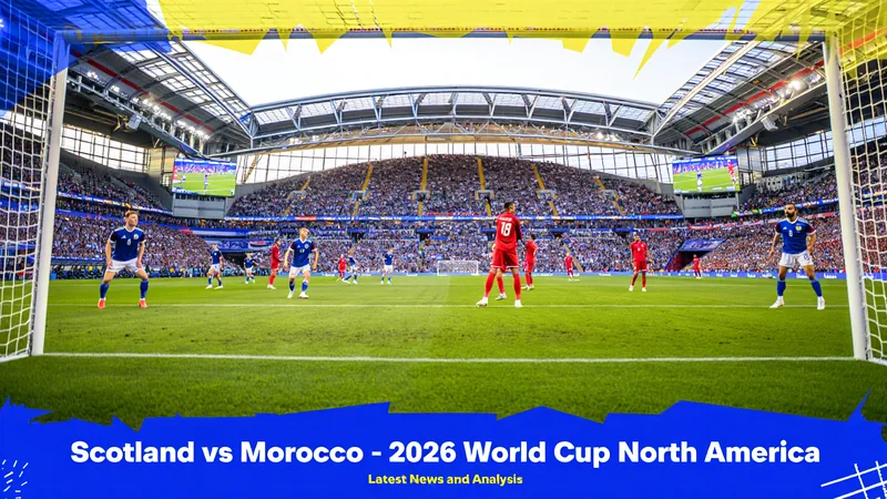 Scotland 0-1 Morocco: Unique angles and behind the scenes Scotland vs Morocco at the 2026 World Cup in North America, unique camera angles and behind-the-scenes footage. — latest news and analysis.