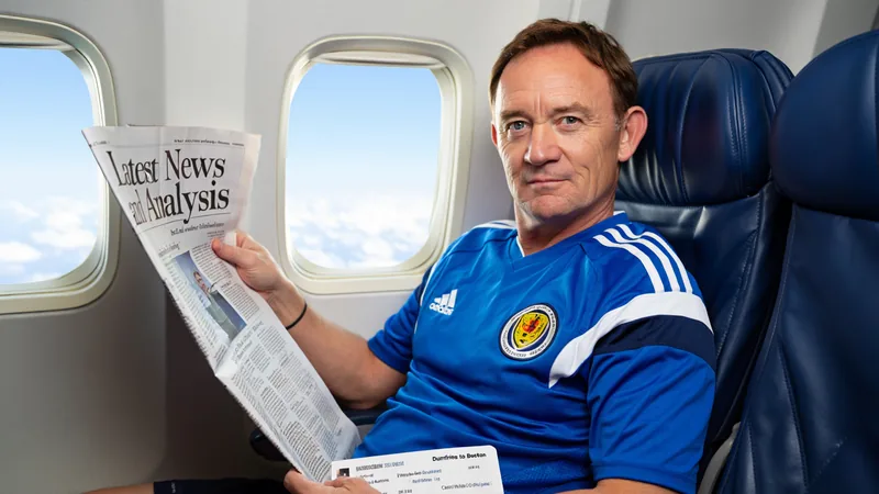 Scotland fan's 60-hour round trip to Boston A Scotland football fan on a plane, traveling from Dumfries to Boston for a match, with a 60-hour round trip. — latest news and analysis.