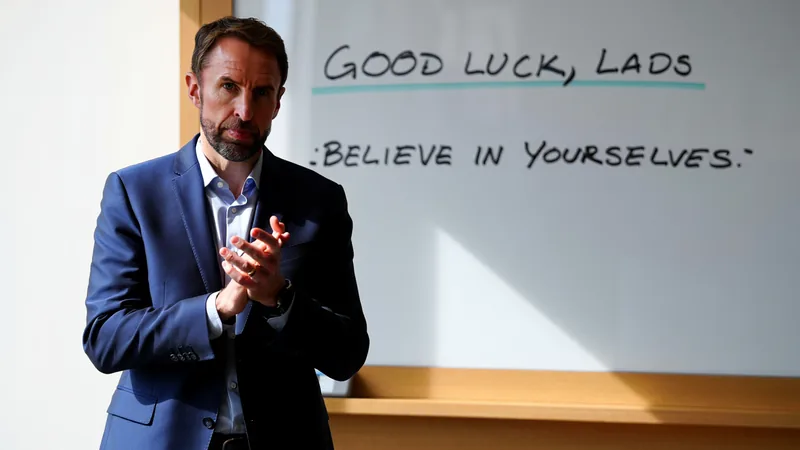 Gareth Southgate sending a good luck message to the England team before their World Cup match — latest news and analysis.