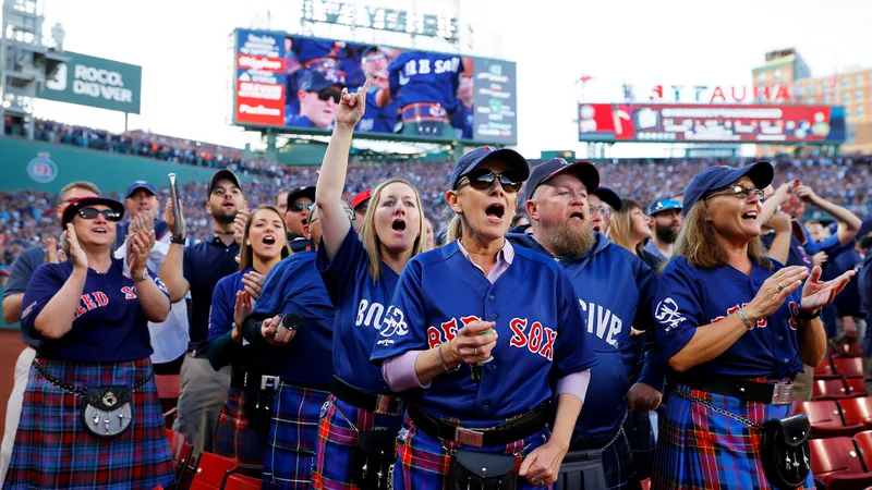Tartan Army takes over Fenway Park — latest news and analysis Scotland fans in kilts and blue tartan Red Sox jerseys fill Fenway Park, singing and dancing on the jumbotron. — latest news and analysis.