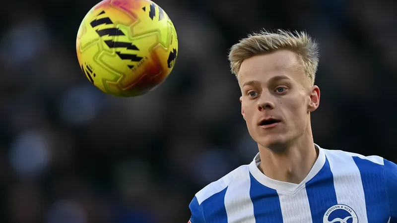 Tottenham agree £52m deal for Brighton's Jan Paul van Hecke Jan Paul van Hecke in action for Brighton & Hove Albion during a Premier League match