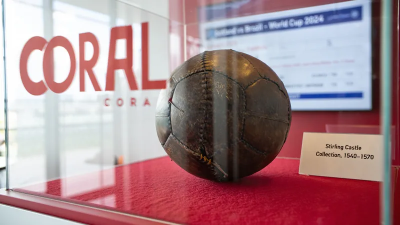 World's oldest football in Miami for Scotland's Brazil match