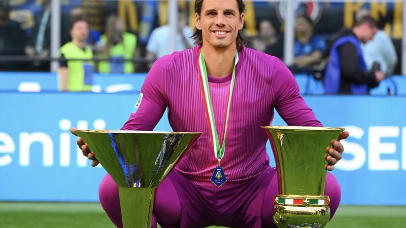 Yann Sommer in action for Inter Milan during a match
