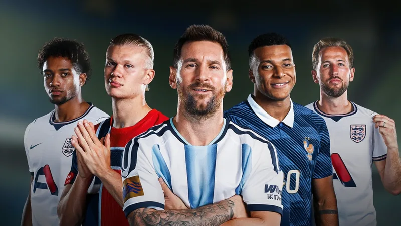 A graphic showing the adidas Golden Boot standings for the FIFA World Cup