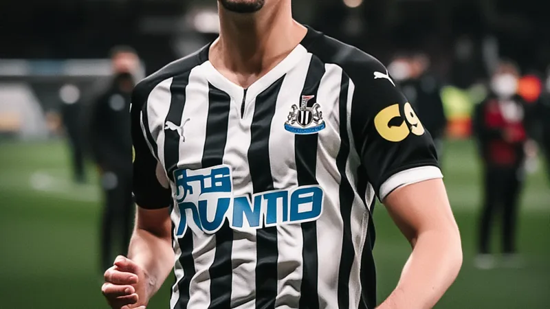 Bruno Guimarães in action for Newcastle United during a Premier League match.