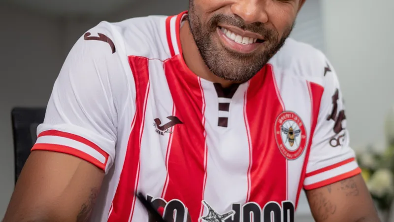 Callum Wilson joins Brentford on one-year deal Callum Wilson in Brentford kit signing contract