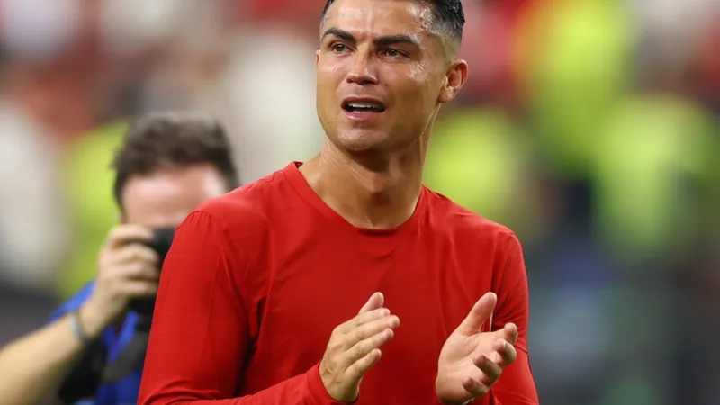 Cristiano Ronaldo: 'I'm sad now after being eliminated like this' Cristiano Ronaldo looking dejected after elimination