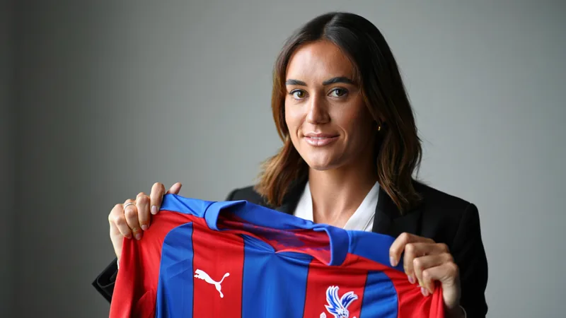 Crystal Palace sign Bethany England after WSL promotion Bethany England holding a Crystal Palace shirt, smiling at the camera during her signing announcement. — latest news and analysis.