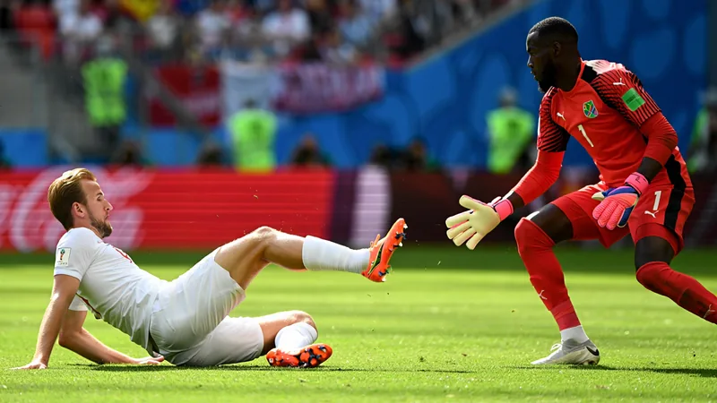 England penalty appeal waved off after Kane challenge Harry Kane falls in the penalty area as DR Congo goalkeeper Lionel Mpasi approaches during a match. — latest news and analysis.