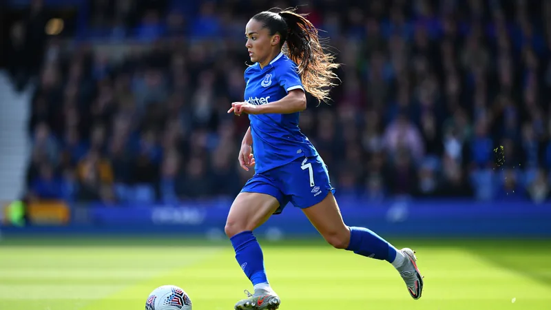 Everton in Advanced Talks to Sign Hannah Blundell Permanently Hannah Blundell in action for Everton during a match, wearing the club's blue kit.