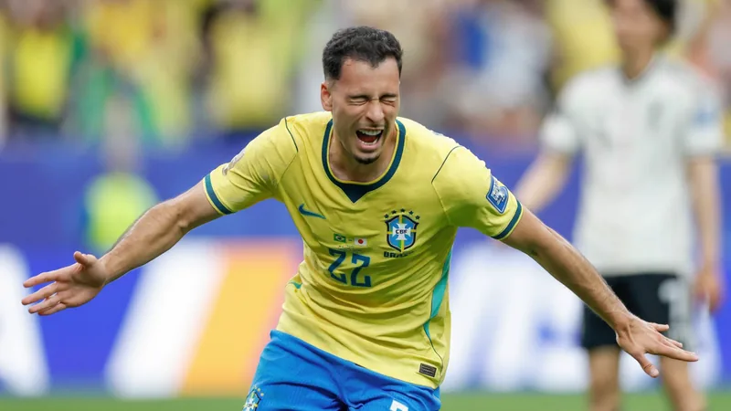 Gabriel Martinelli: From futsal to Brazil super-sub Gabriel Martinelli celebrates scoring for Brazil in a World Cup match, with teammates surrounding him. — latest news and analysis.