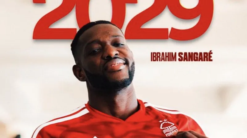 Ibrahim Sangare signing a new contract with Nottingham Forest