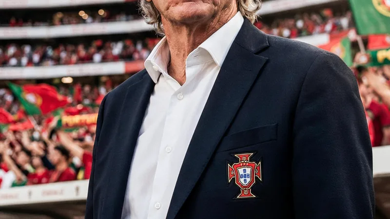 Jorge Jesus to become new Portugal head coach Jorge Jesus, Portuguese football manager, smiling in a suit, with Portugal flag in background — latest news and analysis.