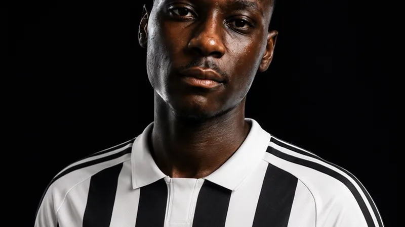 Juventus Advance for Kolo Muani, Martínez Deal Stalled Juventus logo and football transfer news graphic