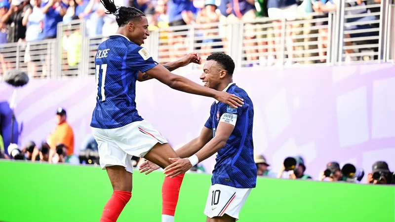 Michael Olise top assistman at 2026 World Cup with five Michael Olise celebrating after providing an assist at the 2026 World Cup