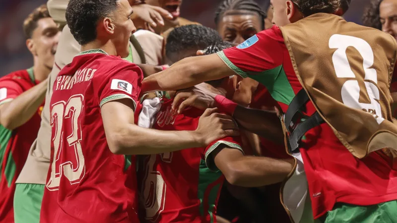 Morocco Reach World Cup Quarter-finals — latest news and analysis Morocco players celebrating their qualification for the World Cup quarter-finals.