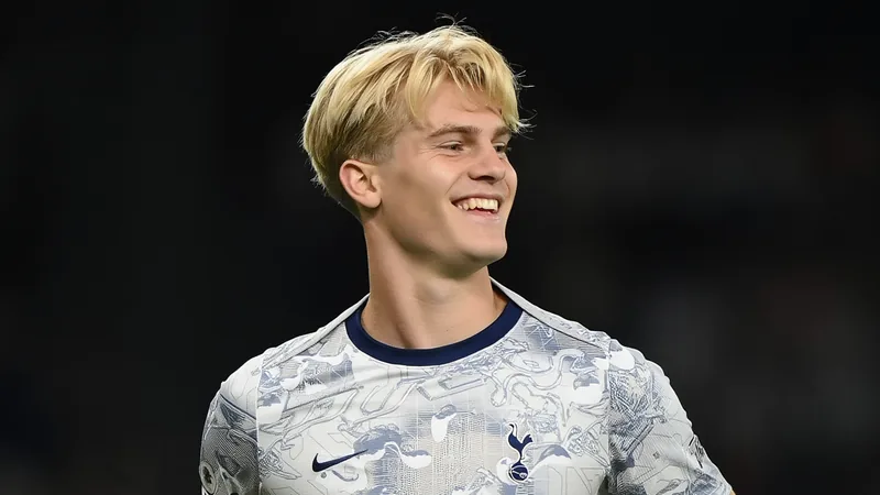 Newcastle's £46m Bid for Bergvall Rejected by Tottenham Lucas Bergvall in Tottenham Hotspur kit during a match, with the club crest visible.