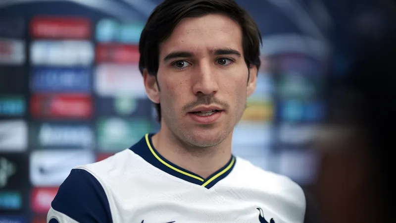 Sandro Tonali on joining Spurs: 'We decided for a change' Sandro Tonali in Tottenham Hotspur kit, speaking about his transfer decision
