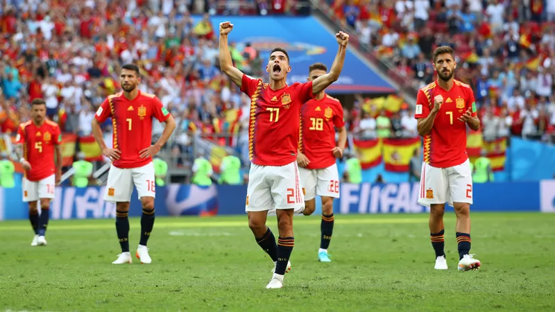 Spain's World Cup final spot guarantees historic first Spain players celebrate reaching the World Cup final, with a stadium crowd in the background. — latest news and analysis.