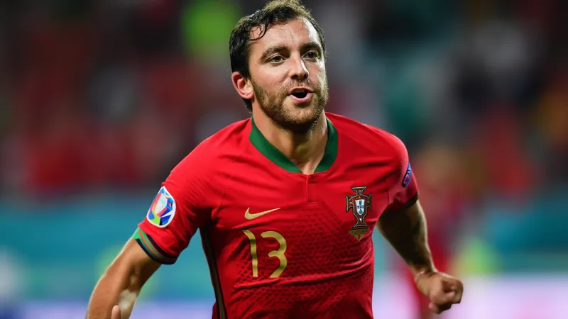Francisco Trincão in Portugal jersey, celebrating after a match