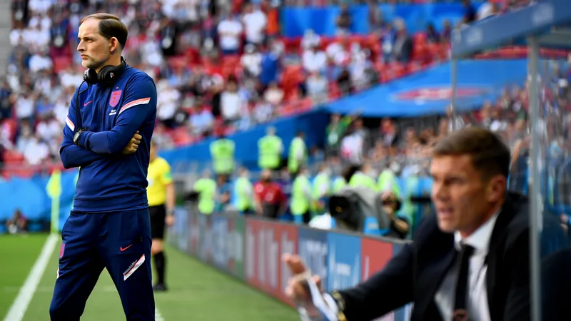 England manager Thomas Tuchel looks on during a World Cup match, with Alan Shearer commenting on his future. — latest news and analysis.