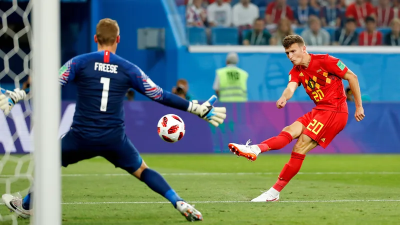 US goalkeeper error gifts Belgium goal in round of 16 Soccer match scene showing USA goalkeeper Matt Freese making an error as Belgium's Hans Vanaken scores. — latest news and analysis.