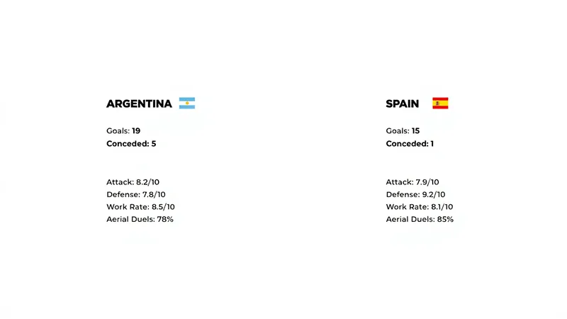 World Cup final: Argentina vs Spain by the numbers World Cup finalists Argentina and Spain compared by the numbers