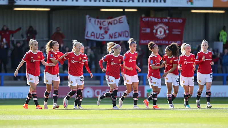 Are Man Utd judged differently to other WSL sides Manchester United women's team players in action during a WSL match, with fans holding banners in the background. — latest news and analysis.