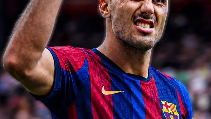 Barcelona to Bid for Rodri as Player Prefers Barça Barcelona football club logo with a football in the background, symbolizing the transfer pursuit of Rodri. — latest news and analysis.