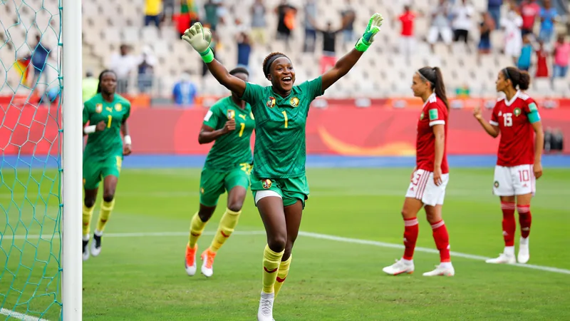 Cameroon's Bihina Saves Four Penalties to Beat Morocco in Wafcon Semi Cameroon goalkeeper Michaely Bihina celebrates after saving a penalty in the Wafcon semi-final against Morocco. — latest news and analysis.