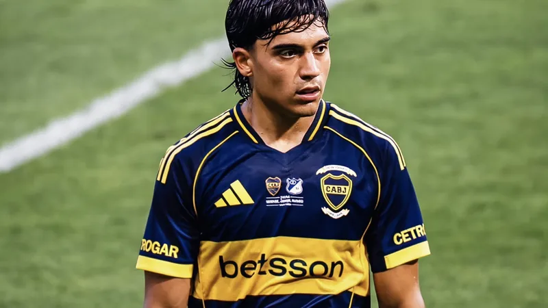 Exequiel Zeballos in action on the football pitch