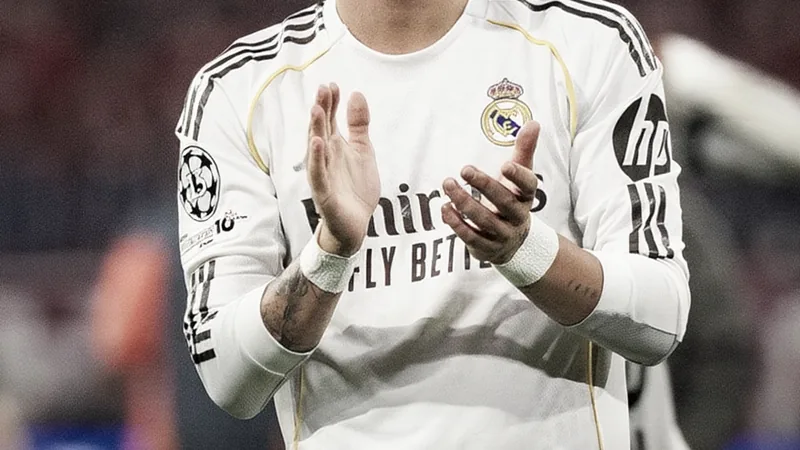 Franco Mastantuono to Leave Real Madrid on Loan Franco Mastantuono in Real Madrid kit, preparing for a loan move