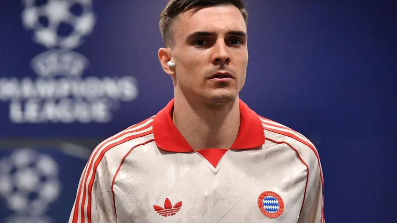 João Palhinha in action on the pitch, with transfer speculation surrounding his future.
